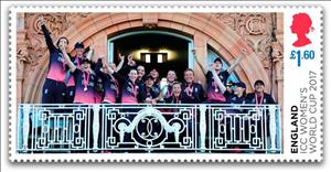 Stamp, Women's International Cricket Champions 2017, United Kingdom of Great Britain & Northern Ireland,  , Athletes, Cricket, Sports