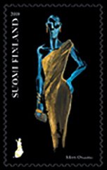 Stamp, Mert Otsamo Fashion Designs, Finland,  , Clothing, Fashion