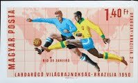 Stamp, Uruguay - Brazil 2:1 (1950), Hungary,  , Football (Soccer), Sports