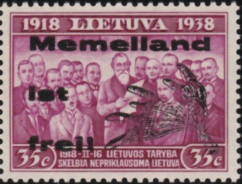 overprint-20 years Lithuania