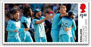 Stamp, Men's International Cricket Champions 2019, United Kingdom of Great Britain & Northern Ireland,  , Athletes, Cricket, Sports