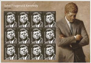 Mini Sheet, John Fitzgerald Kennedy (1917-1963), United States of America,  , Famous People, Heads of State, Men, Politicians, Государственный деятель