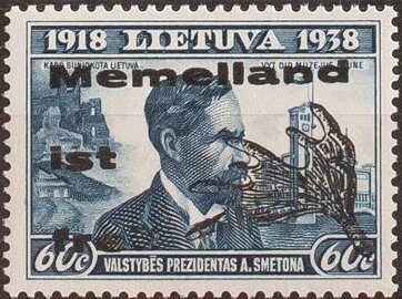 overprint-20 years Lithuania