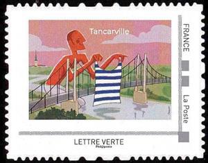 Stamp, Tancarville, France,  