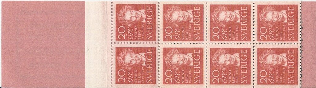 Booklet, Strindberg, August, Sweden,  , Anniversaries and Jubilees, Authors, Commemoration, Famous People, Literary People (Poets and Writers), Literature, Men