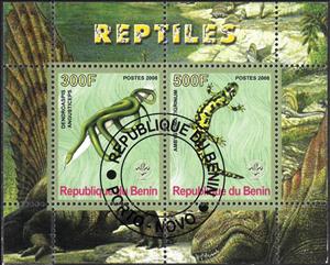 Mini Sheet, Reptiles, Cinderellas,  , Animals (Fauna), Reptiles