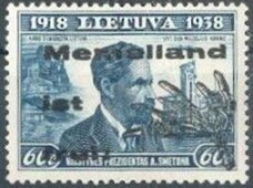 overprint-20 years Lithuania