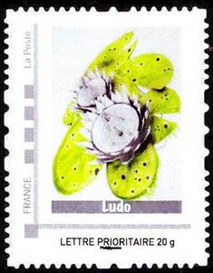 Stamp, Ludo, France,  