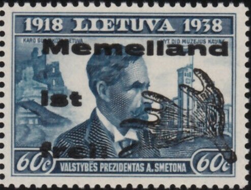 overprint-20 years Lithuania