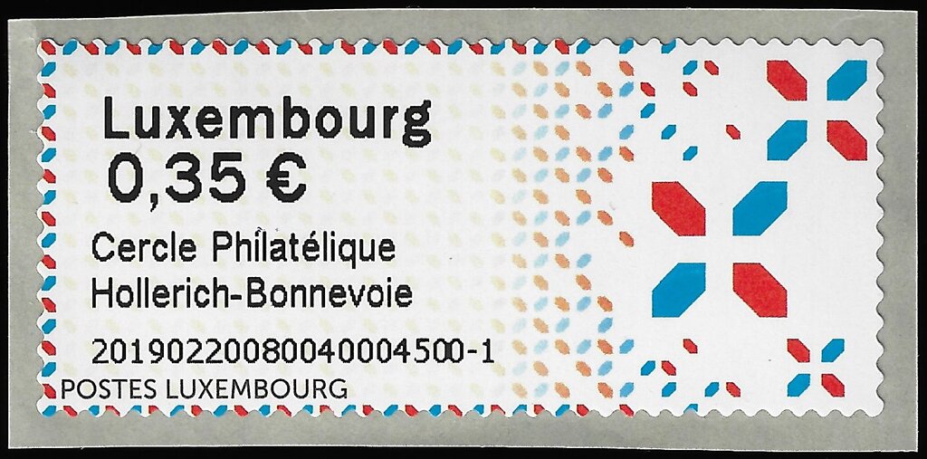 ATM Frame - Cercle Philatelique Hollerich-Bonnevoie