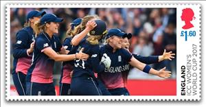 Stamp, Women's International Cricket Champions 2017, United Kingdom of Great Britain & Northern Ireland,  , Athletes, Cricket, Sports