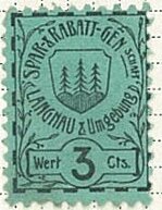 Stamp, Langnau, Switzerland,  
