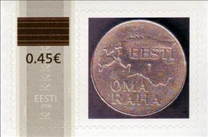 Stamp, Eesti oma raha, Personalized and Private Mail Stamps,  , Numismatics