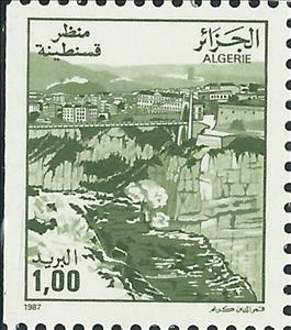 Stamp, View of Constantine, Algeria,  , Townscapes / City Views