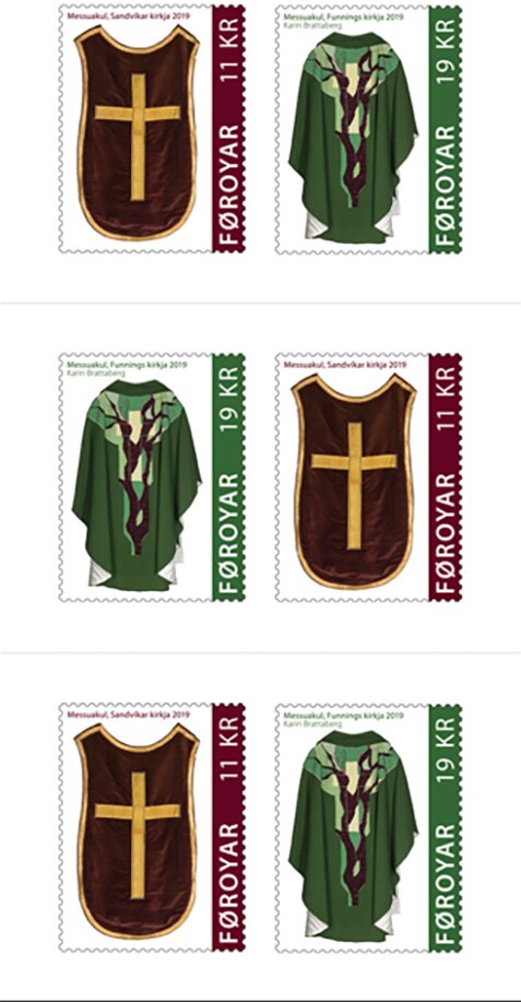 Religious Textiles (Self-Adhesive Booklet)