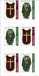 Booklet, Religious Textiles (Self-Adhesive Booklet), Faroe Islands,  , Christian, Textile