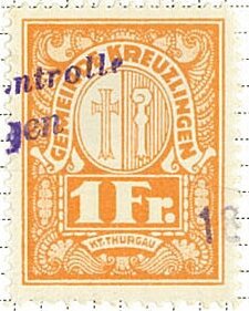 Stamp, Kreuzlingen, Switzerland,  