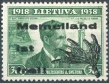 overprint-20 years Lithuania