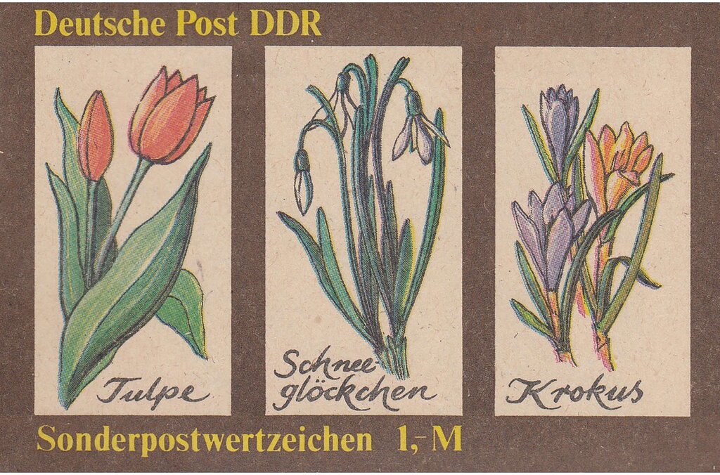Booklet-Frühlingsblumen (Sonderpostwertzeichen)