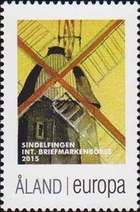 Stamp, Windmill in Sindelfingen, Personalized and Private Mail Stamps,  , Philatelic Exhibitions, Windmills