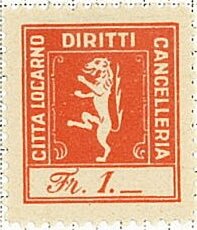 Stamp, Locarno, Switzerland,  