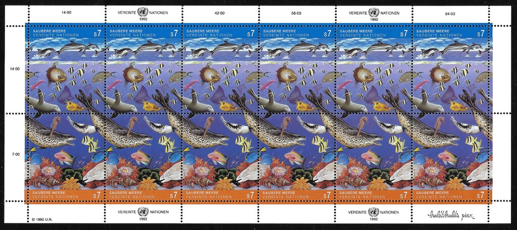 Marine fauna and flora