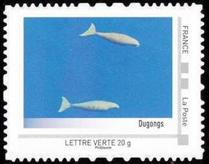 Stamp, Mayotte, France,  , Animals (Fauna), Mammals, Sea (Marine) Mammals, Sea Life