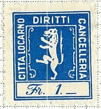 Stamp, Locarno, Switzerland,  