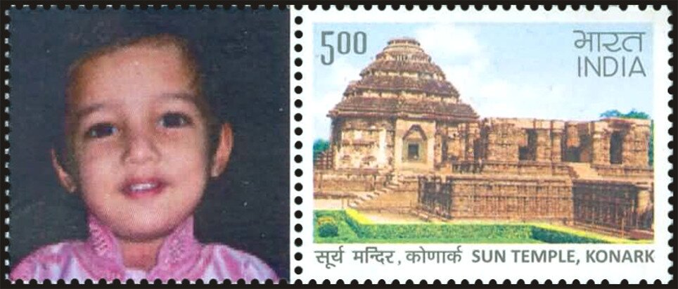 Greetings stamps - Sun Temple, Konark
