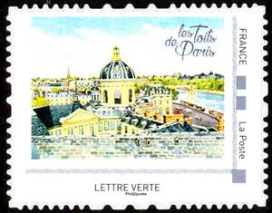 Stamp, Rooftops of Paris, France,  , Townscapes / City Views