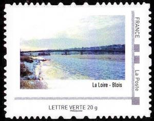 Stamp, La Loire - Blois, France,  , Landscapes, Snow
