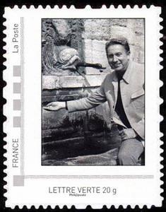 Stamp, Charles Trenet, France,  , Singers