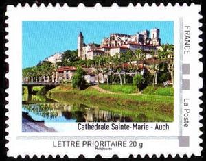 Stamp, Midi-Pyrénés, France,  , Churches - Cathedrals - Basilicas - Chapels