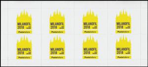 Mini Sheet, Milanofil labels, Cinderellas,  , Philatelic Exhibitions, Stylized Objects