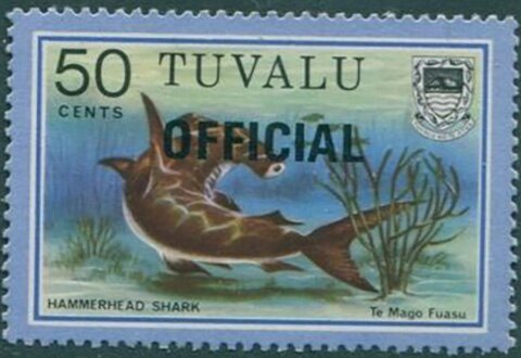 Hammerhead Shark Overprinted OFFICIAL