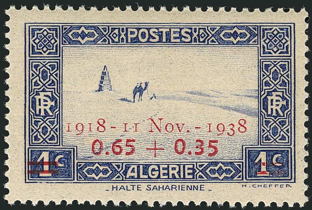 Sahara desert - surcharged