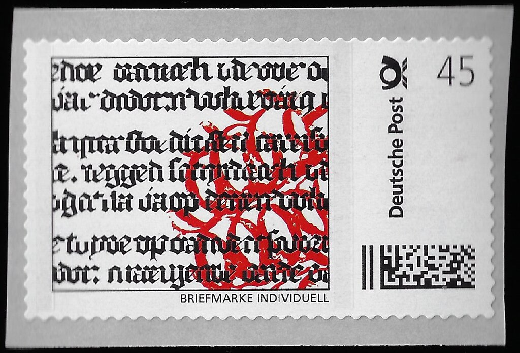 45: fractura letters (logo of Hugendubel bookstore chain)