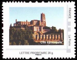 Stamp, Albi, France,  , Churches - Cathedrals - Basilicas - Chapels, Townscapes / City Views
