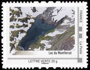 Stamp, The Pyrénées, France,  , Lakes, Landscapes