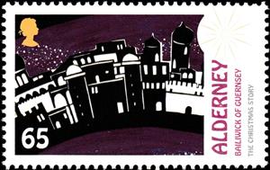 Stamp, Bethlehem, Alderney,  , Christmas