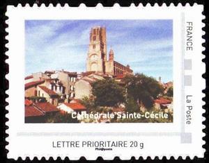 Stamp, Albi, France,  , Churches - Cathedrals - Basilicas - Chapels