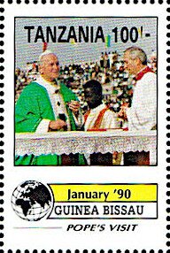 Papal Visit in Guinea Bissau (January 1990)