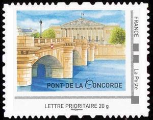 Stamp, Pomt de la Concorde, France,  , Bridges