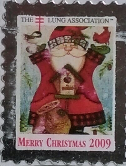 Lung Association Merry Christmas Santa