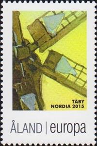 Stamp, Windmill in Taby, Personalized and Private Mail Stamps,  , Philatelic Exhibitions, Windmills