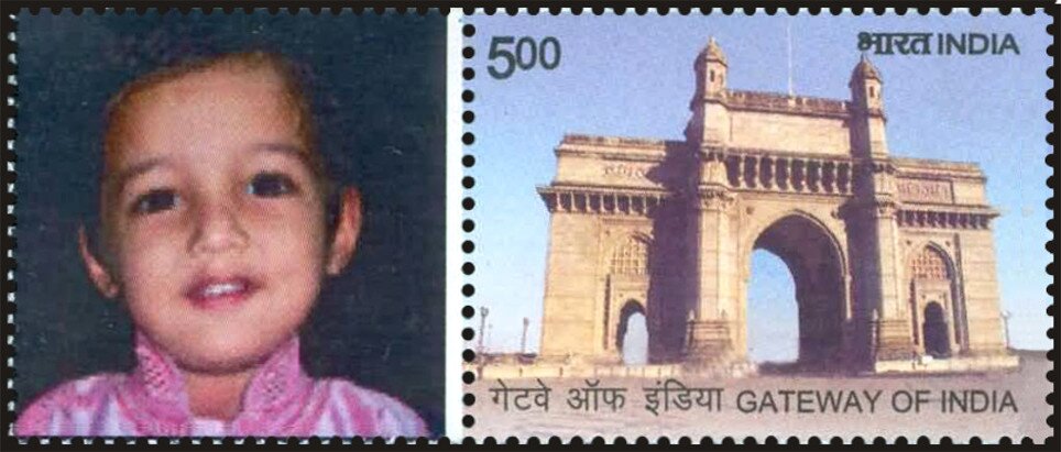 Greetings stamps - Gateway of India, Bombay