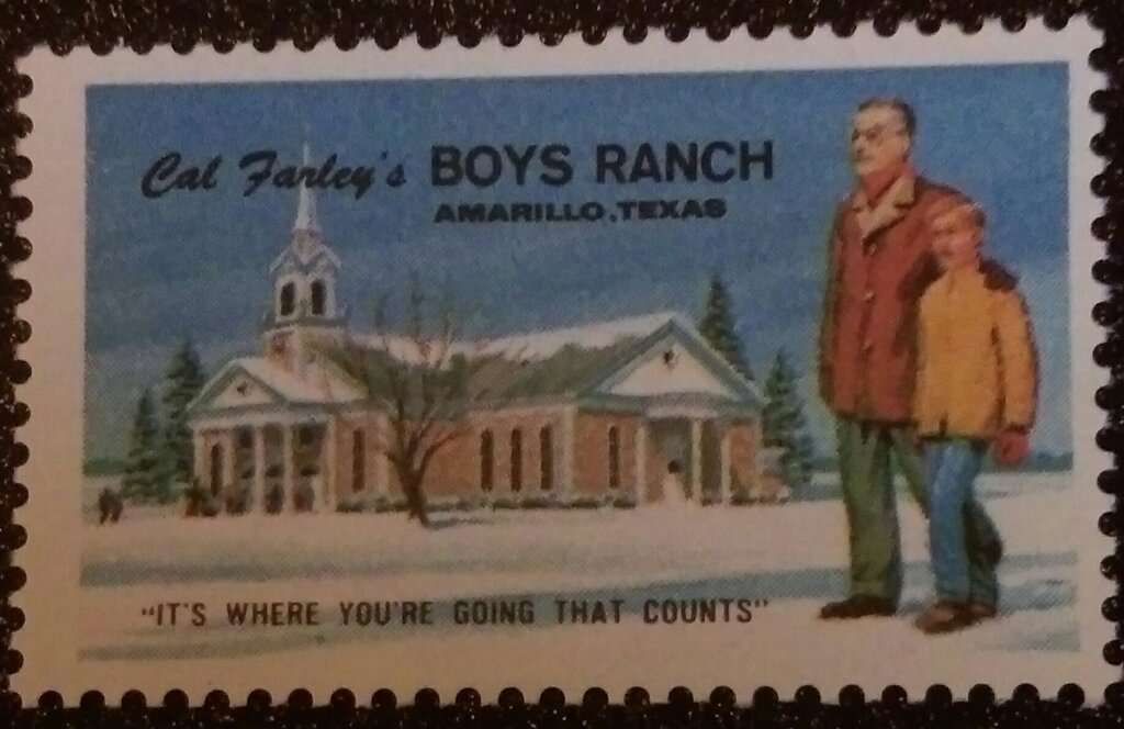 Cal Farley's Boys Ranch, Amarillo, Texas. walking to church