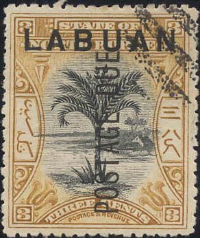 Sago Palm overprinted "POSTAGE DUE"