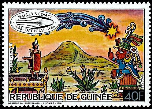 The Comet above Mexico