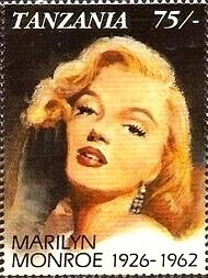 Stamp, Marilyn Monroe, Tanzania,  